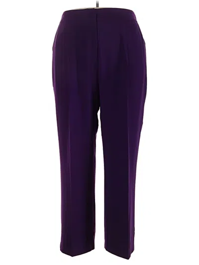 Pre-owned City Chic Dress Pants In Purple