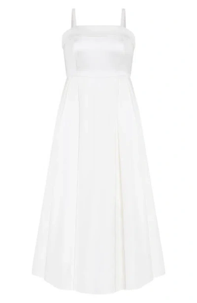 City Chic Duchess Gown In White