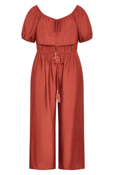 City Chic Erica Wide Leg Jumpsuit