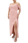 City Chic Forbidden Off The Shoulder Maxi Dress