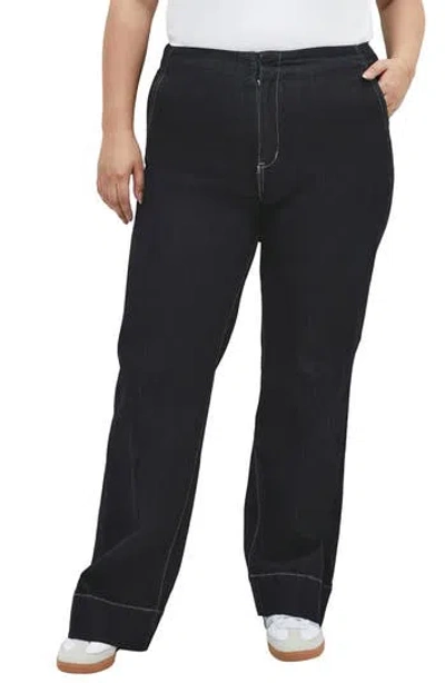 City Chic Harley Fit Mysteria Jeans In Black