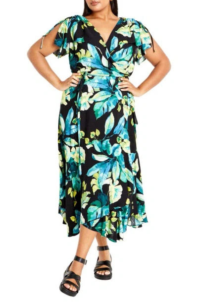 slim fit dress slacks Green Floral Lace Fitted Short Sleeve Midi Dress