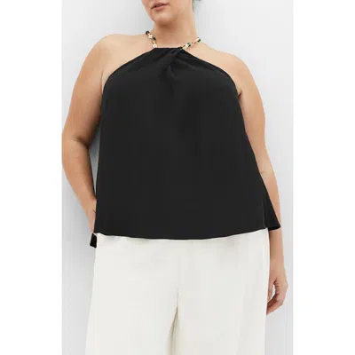 City Chic Island Beaded Halter Neck Top