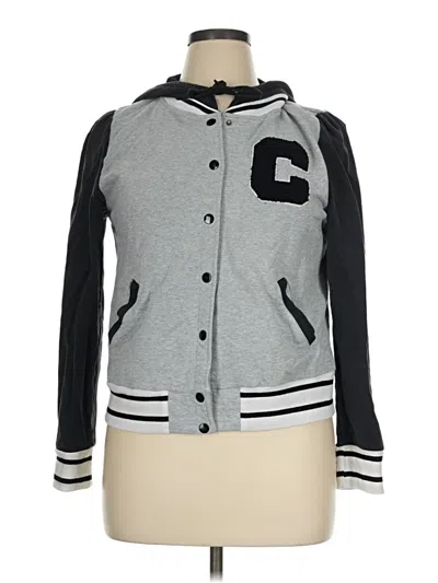 Pre-owned City Chic Jacket In Gray