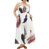 City Chic Jolie Print Sleeveless Maxi Dress In Geo Muse