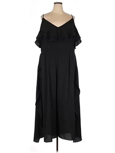 City Chic Jumpsuit In Black