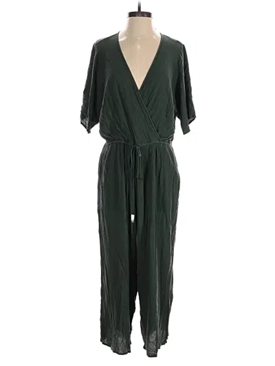 Pre-owned City Chic Jumpsuit In Green