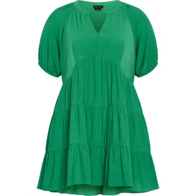 City Chic Kara Tiered Minidress