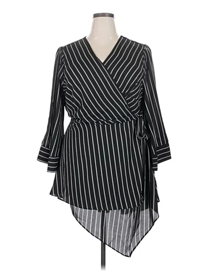 Pre-owned City Chic Kimono In Black