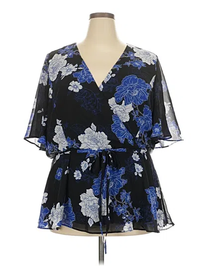 Pre-owned City Chic Kimono In Blue