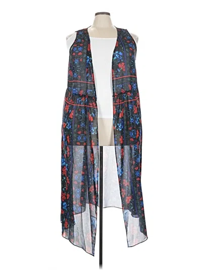 Pre-owned City Chic Kimono In Blue