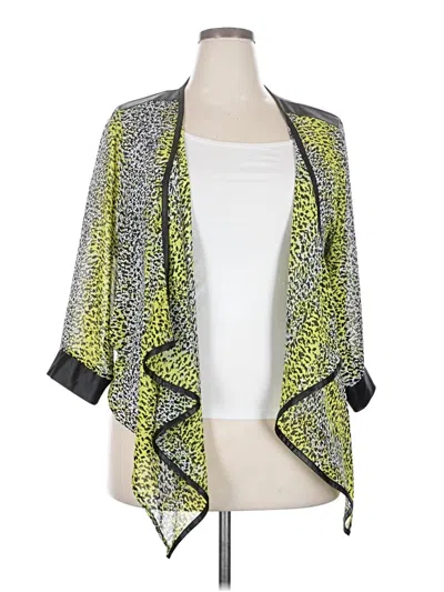 Pre-owned City Chic Kimono In Green