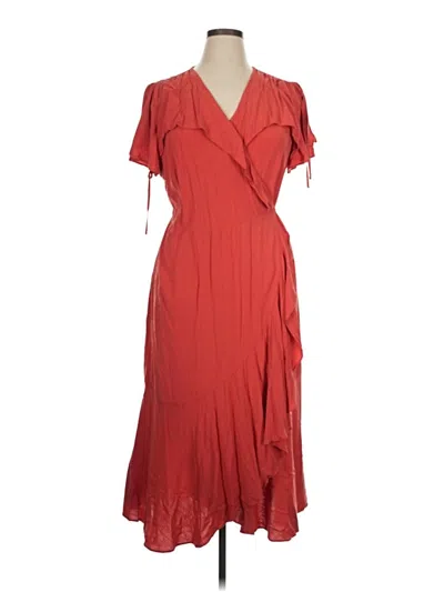 Pre-owned City Chic Kimono In Red