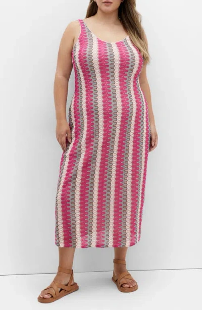 City Chic Leilani Stripe Midi Dress