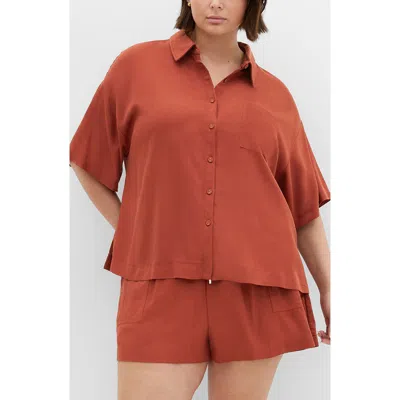 City Chic Lyana Button-up Shirt
