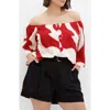 City Chic Maiya Printed Button-up Top