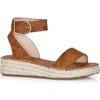 City Chic Melody Platform Espadrille Sandal In Brown