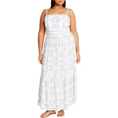 City Chic Molly Midi Sundress In In Love