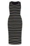 City Chic Open Knit Midi Tank Dress