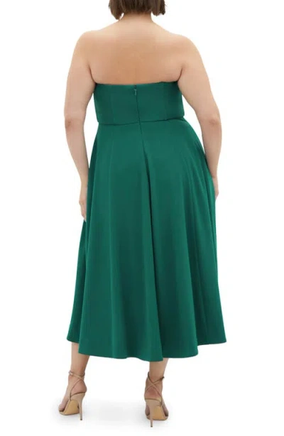 City Chic Pleated Sleeveless Maxi Dress