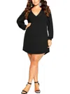 CITY CHIC PLUS WOMENS PARTY SHORT MINI DRESS