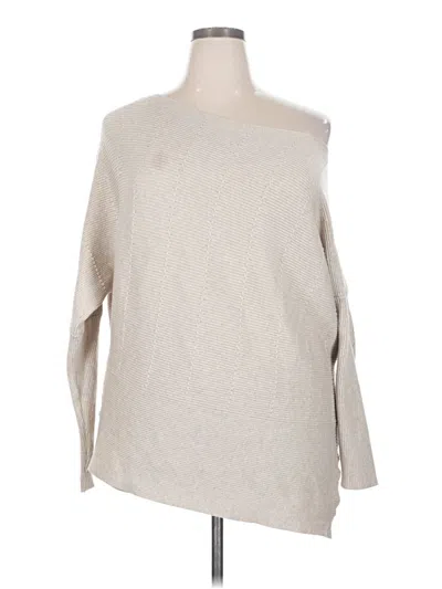 Pre-owned City Chic Pullover Sweater In Tan