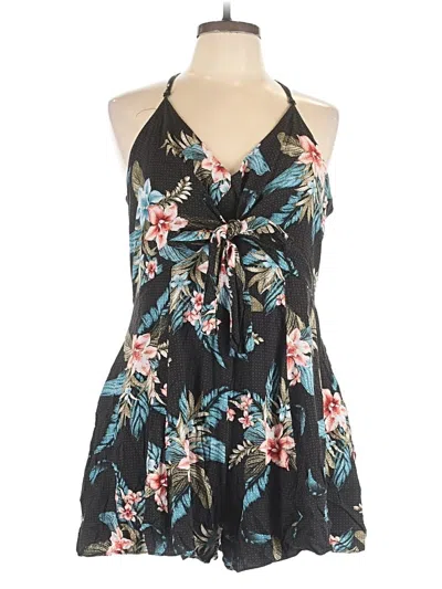 Pre-owned City Chic Romper In Black
