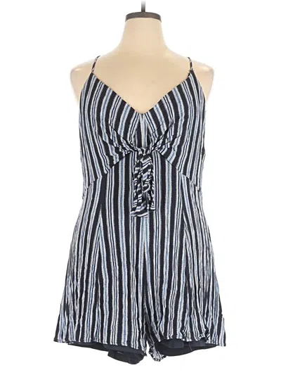 Pre-owned City Chic Romper In Blue