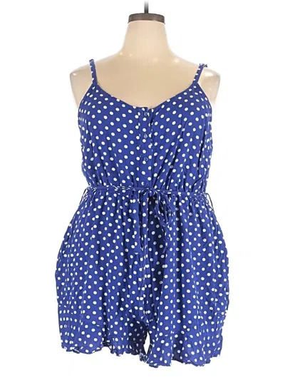 Pre-owned City Chic Romper In Blue