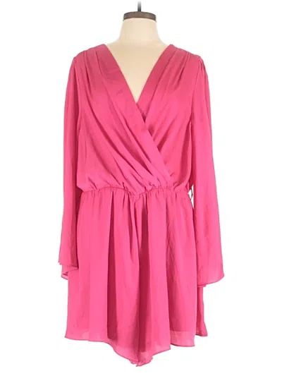 Pre-owned City Chic Romper In Pink