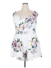 City Chic Romper In White