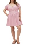 City Chic Shelby Fit & Flare Minidress