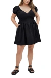 City Chic Shelby Fit & Flare Minidress In Black