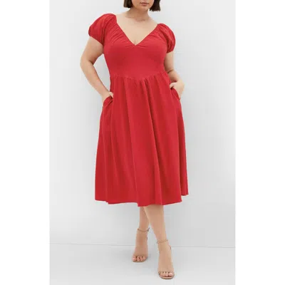 City Chic Shelby Midi Dress
