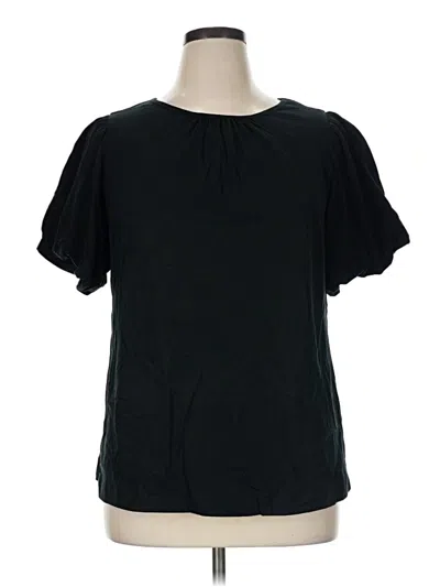 Pre-owned City Chic Short Sleeve T-shirt In Black