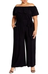 CITY CHIC SIENNA OFF THE SHOULDER JUMPSUIT