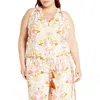 City Chic Sky Sleeveless Top