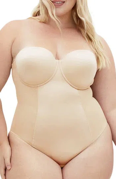 City Chic Strapless Bodysuit