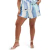 City Chic Surface Level Shorts In Multi