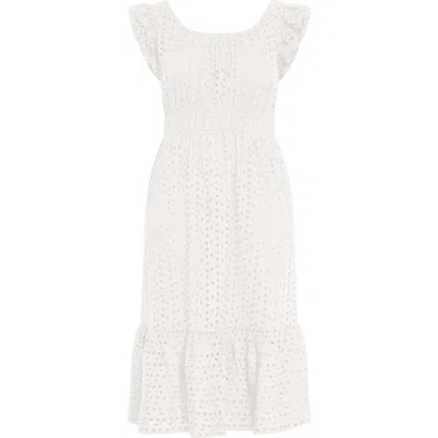 City Chic Sweet Broderie Anglaise Maxi Dress