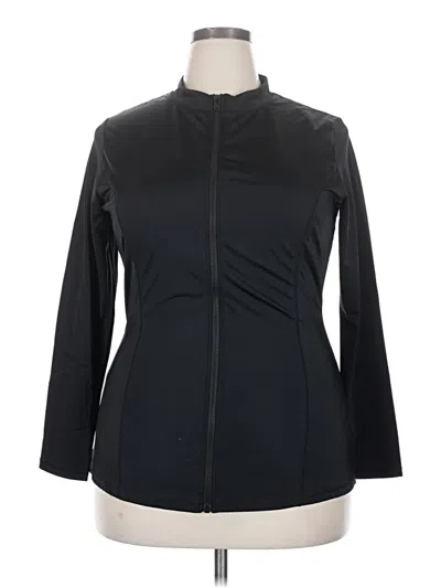 Pre-owned City Chic Track Jacket In Black