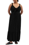 City Chic Vacay Fit & Flare Maxi Dress