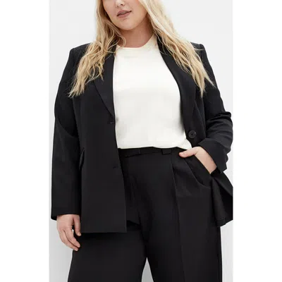 City Chic Yazmin Stretch Blazer In Multi