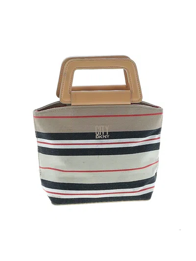 Pre-owned City Dkny Satchel In Brown