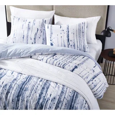 City Scene Sokal Blue Reversible 3 Piece Comforter Set