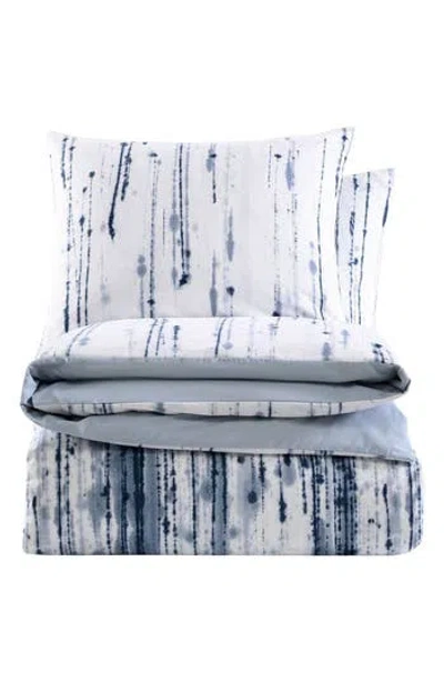 City Scene Sokal Cotton Comforter & Shams Set In Blue