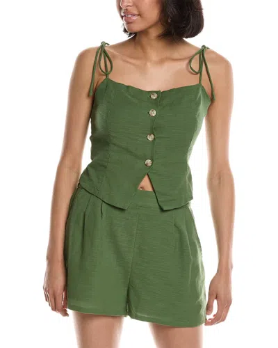 City Sleek Top In Green