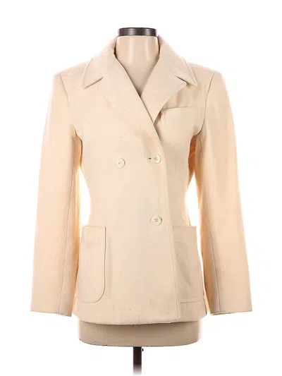 Pre-owned City Spirit Collection Blazer Jacket In White