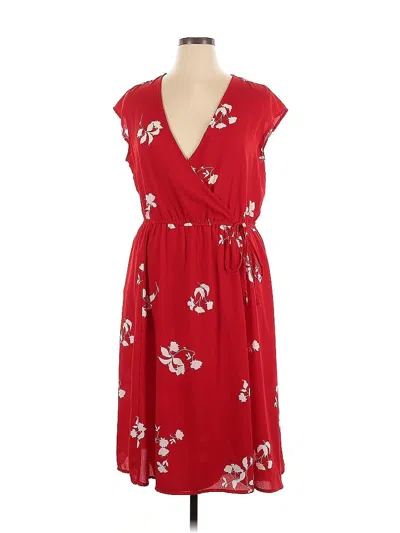 Pre-owned City Streets Casual Dress In Red