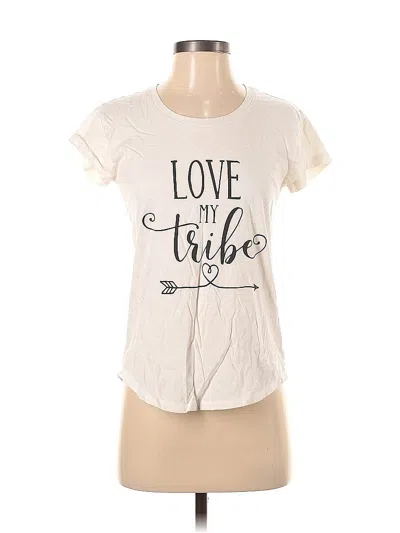 Pre-owned City Streets Short Sleeve T-shirt In White